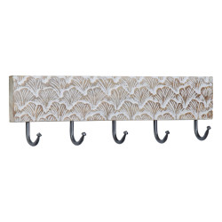 Wall mounted coat hanger 50,5 x 7 x 14,5 cm Metal Wood