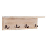 Wall mounted coat hanger 65 x 15 x 18 cm Fir wood