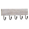 Wall mounted coat hanger 46 x 7 x 16,5 cm Metal Wood