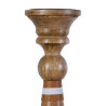 Candleholder 14 x 14 x 38 cm Brown Mango wood