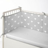 Cot protector Cool Kids Hearts (60 x 60 x 60 + 40 cm)