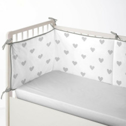 Cot protector Cool Kids Hearts (60 x 60 x 60 + 40 cm)