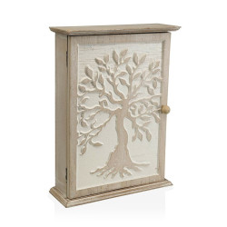 Key cupboard Versa Tree MDF Wood 1,5 x 32 x 26,8 cm