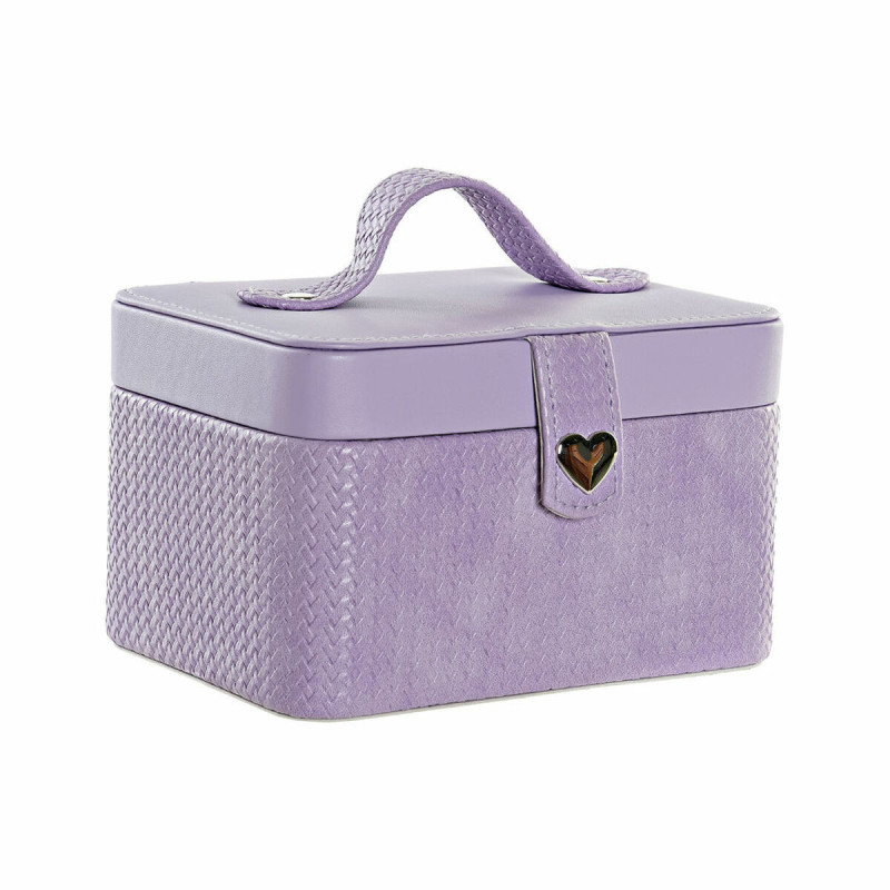 Jewelry box DKD Home Decor 8424001859917 16,5 x 12 x 10 cm Lilac