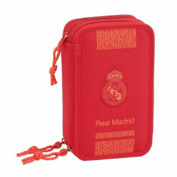 Triple Pencil Case Real Madrid C.F. 12.5 x 20.5 x 6 cm 12,5 x 20,5 x 6 cm 41 Pieces