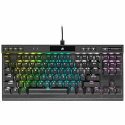 Bluetooth Keyboard with Support for Tablet Corsair K70 RGB TKL Black French AZERTY