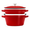 Saucepan Zwilling La Cocotte Red Cast Iron Ø 24 cm