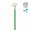 FTP Category 7 Rigid Network Cable Aisens AWG23 Green 305 m