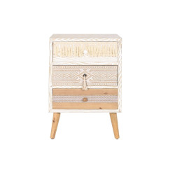 Nightstand DKD Home Decor Fir Cotton (48 x 35 x 72 cm)