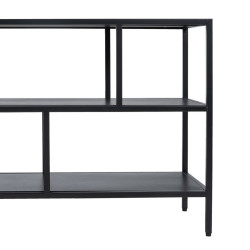 TV furniture 120 x 32 x 55 cm Black Steel