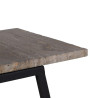 Side table 45 x 35 x 63,5 cm Brown Cream Marble Iron (2 Units)