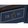 Console DKD Home Decor 110 x 40 x 79 cm Ceramic Brown Navy Blue Paolownia wood