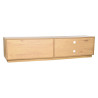 TV furniture Home ESPRIT Natural Oak MDF Wood 180 x 40 x 42 cm