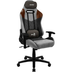 Gaming Chair Aerocool DUKE AeroSuede 180º Black Grey