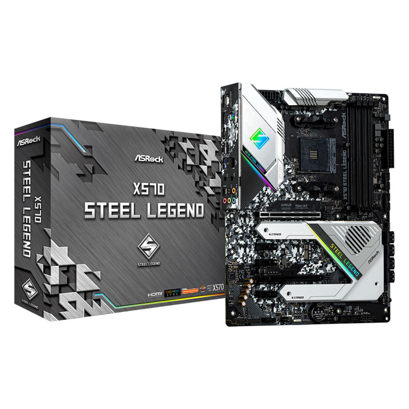 Motherboard ASRock X570 Steel Legend AMD X570 AMD AMD AM4