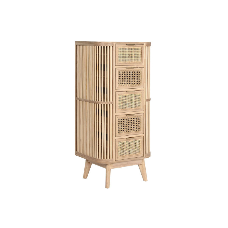 Chest of drawers Home ESPRIT Golden Natural Fir 48 x 35 x 105 cm