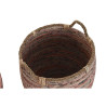 Basket set DKD Home Decor Peach Natural Boho 52 x 52 x 58 cm