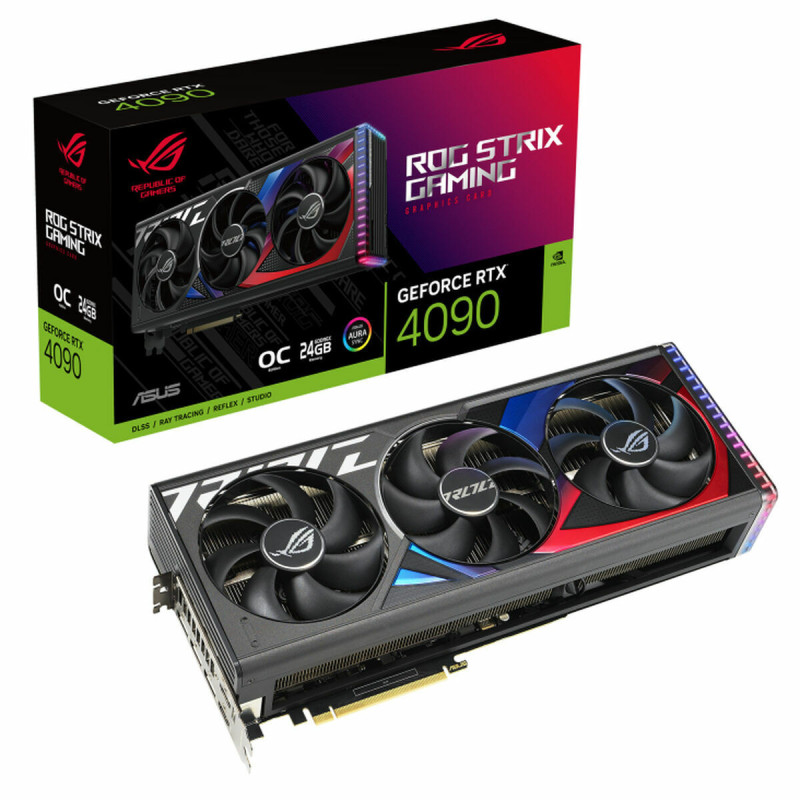 Graphics card Asus ROG-STRIX-RTX4090-O24G-GAMING 24 GB GDDR6 NVIDIA GeForce RTX 4090