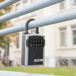 Safety-deposit box Master Lock 5440EURD Keys Black/Silver Zinc 18 x 8 x 6 cm (1 Unit)