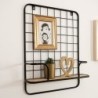 Shelves Vinthera Moa Steel Black Metal 42,5 x 12 x 56 cm (8 Units)