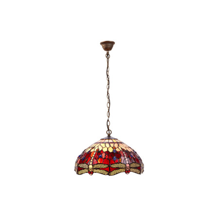 Ceiling Light Viro Belle Rouge Maroon Iron 60 W 40 x 125 x 40 cm