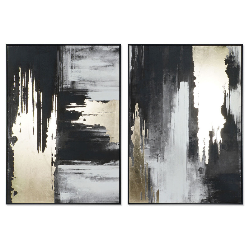 Painting DKD Home Decor Abstract Modern 100 x 4 x 140 cm (2 Units)