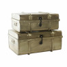 Chest DKD Home Decor Metal (68 x 42 x 31 cm) (58 x 35.5 x 25 cm) (2 pcs)