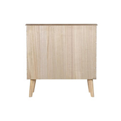 Chest of drawers DKD Home Decor Golden Light brown Paolownia wood MDF Wood Scandi 77 x 40 x 76 cm 75 x 40 x 76 cm