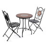 Table set with 2 chairs Versa Fiji 60 x 71 x 60 cm