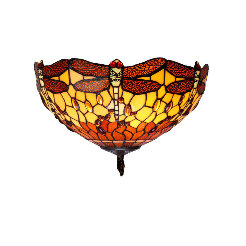 Ceiling Light Viro Belle Amber Amber Iron 60 W 40 x 25 x 40 cm