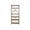 Shelves Home ESPRIT Metal Fir 80 x 41,5 x 199 cm