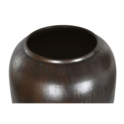 Vase Home ESPRIT Dark brown Ceramic 38 x 38 x 117,5 cm