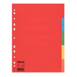 Seperators Esselte Multicolour 5 Sheets A4 (20 Units)