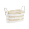 Basket DKD Home Decor 33 x 16 x 19 cm Natural Fibre