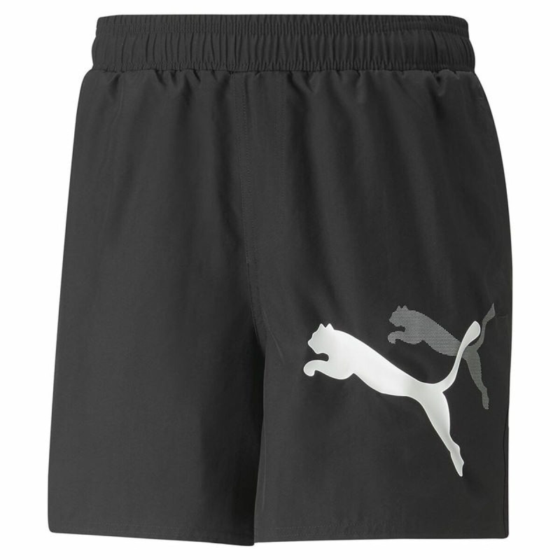 Men's Sports Shorts Puma Ess+ Logo Power Cat For All Time Black