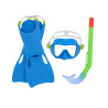 Diving Goggles with Snorkle and Fins Bestway Multicolour 24-27