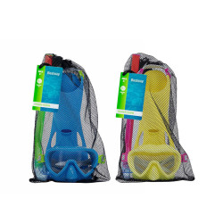 Diving Goggles with Snorkle and Fins Bestway Multicolour 24-27