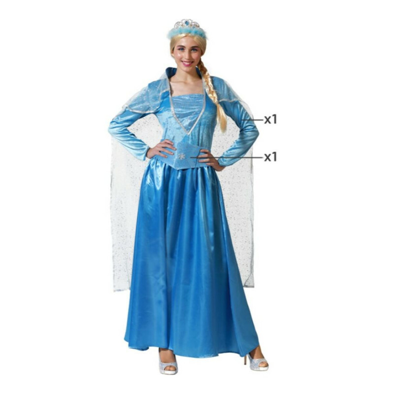 Costume for Adults Blue Princess