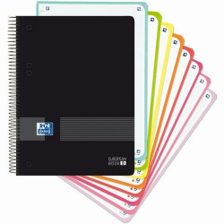 Set of exercise books Oxford European Book Live&Go Black A5 4 Pieces