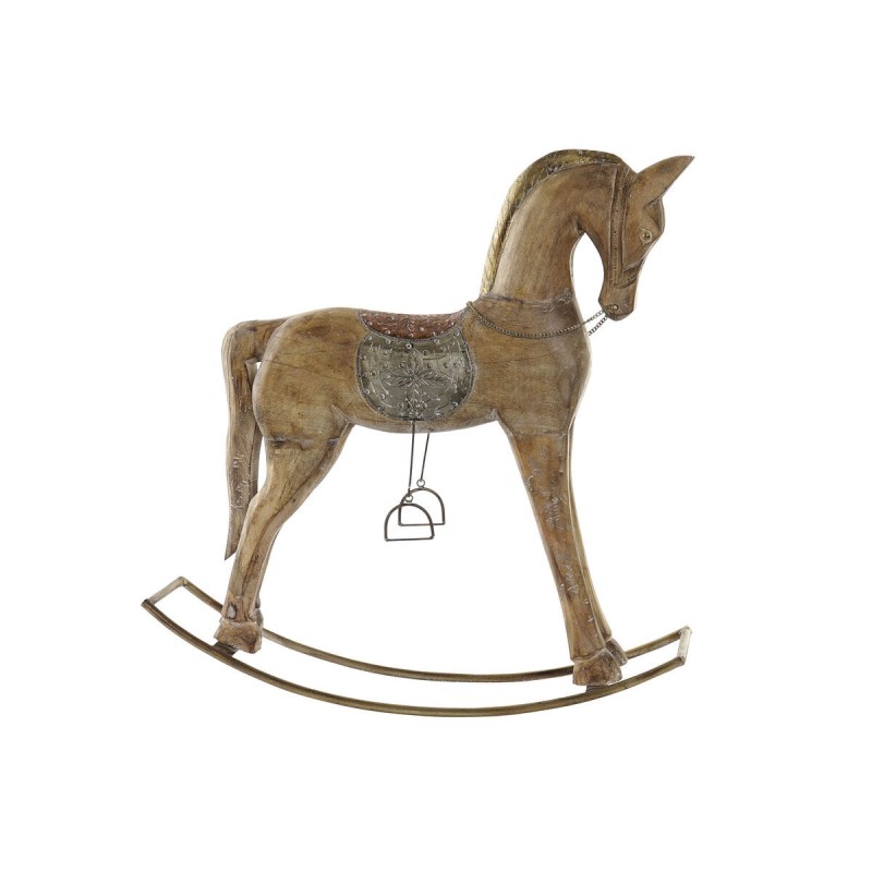 Rocking horse DKD Home Decor Rocker Horse 61,5 x 13,5 x 62 cm