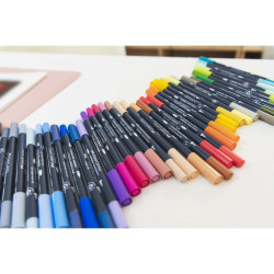 Set of Felt Tip Pens Faber-Castell Goldfaber Sketch Double 12 Pieces