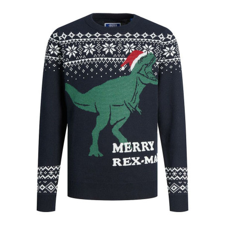 Men’s Jumper JORREXMAS Jack & Jones TREX Navy Blue Men