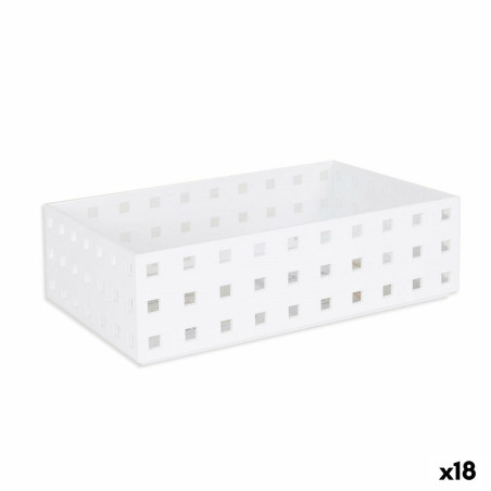 Drawer Organizer Confortime White 20,6 x 13,7 x 6,2 cm (18 Units)