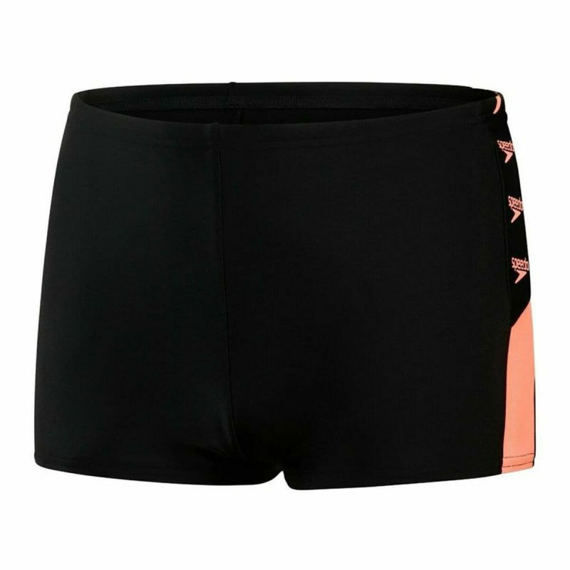 Boys Swim Shorts Speedo Boom Logo Splice Aquashort Black