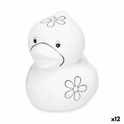 Paint Your Own Money Box Duck 9,2 x 12 x 10,2 cm Ceramic (12 Units)