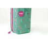 School Case with Accessories Milan Copper III Green 22,5 x 11,5 x 11 cm