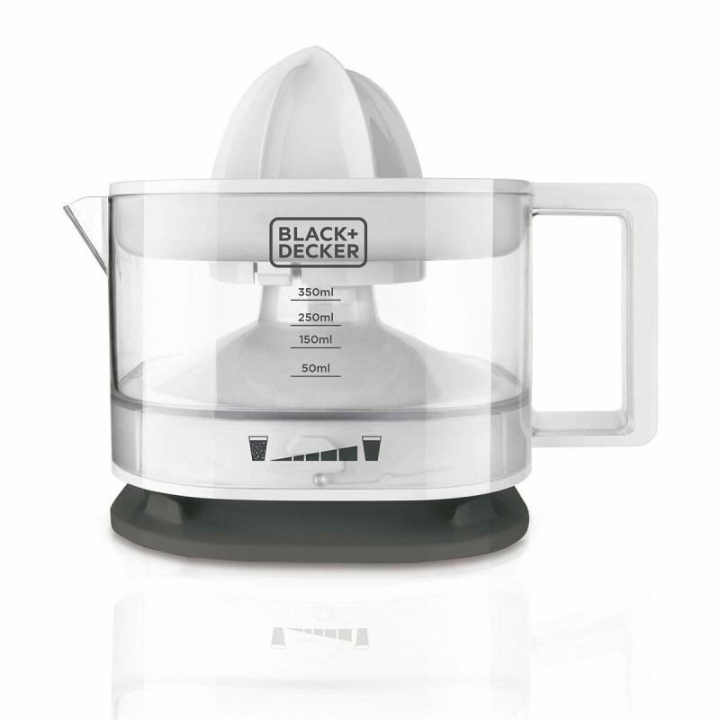 Electric Juicer Black & Decker BXCJ25E White Grey 25 W 350 ml