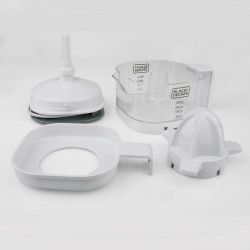 Electric Juicer Black & Decker BXCJ25E White Grey 25 W 350 ml