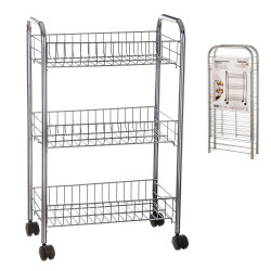 Vegetable trolley Kozina Metal 3 Shelves 40 x 26 x 62 cm