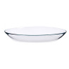 Serving Platter Invitation Oval Transparent Glass 820 ml (13 Units)